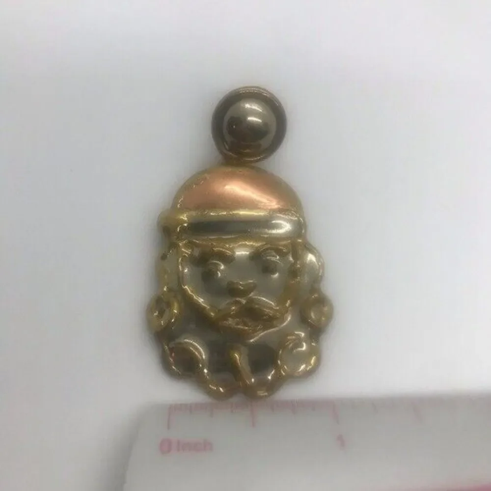 VINTAGE‎ NWT SANTA CLAUS Mixed Metal  Pierced Earrings
